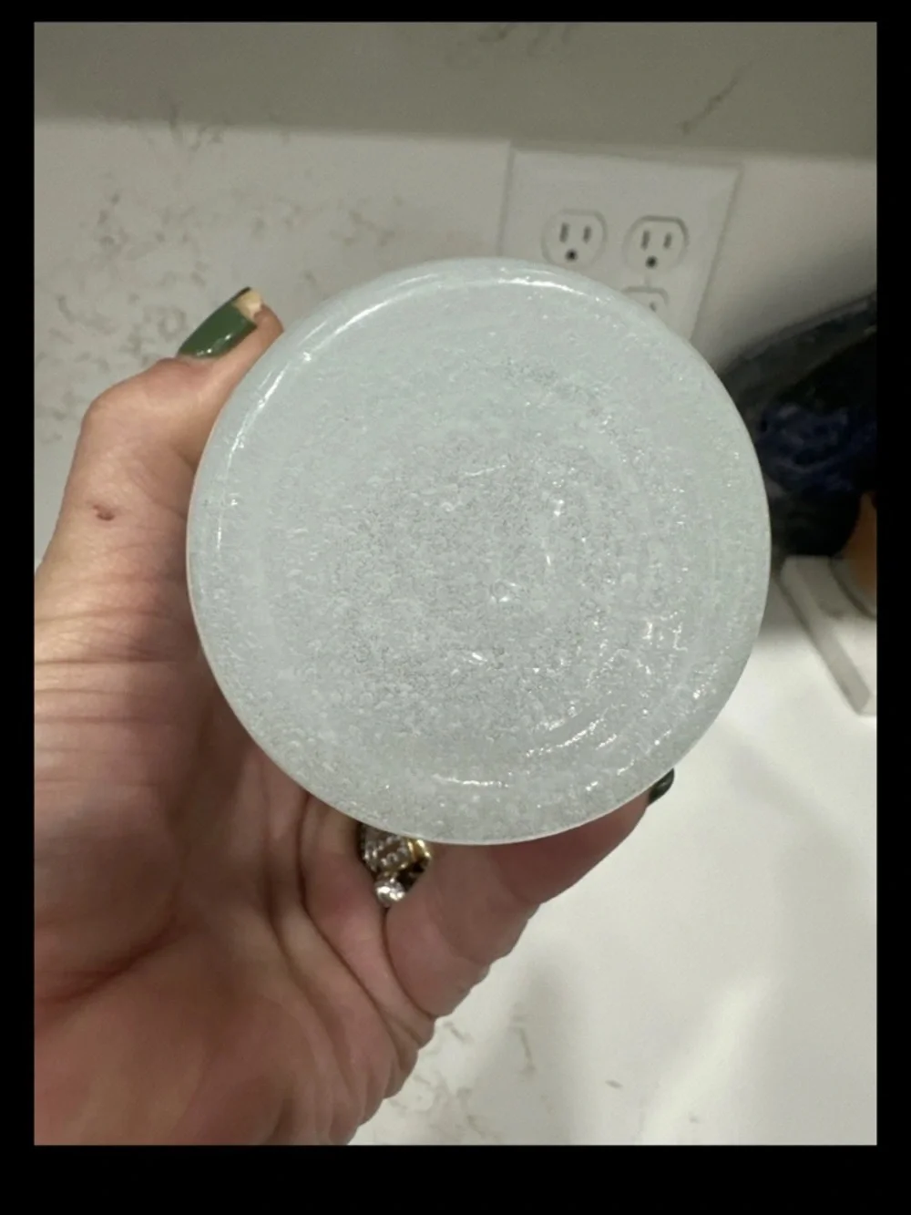 Crate And Barrel Zazz 1 Millefiori Bubble Glass Tumbler